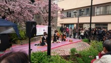 桜まつりオープニングイベント、あつおラッキーフェスタ