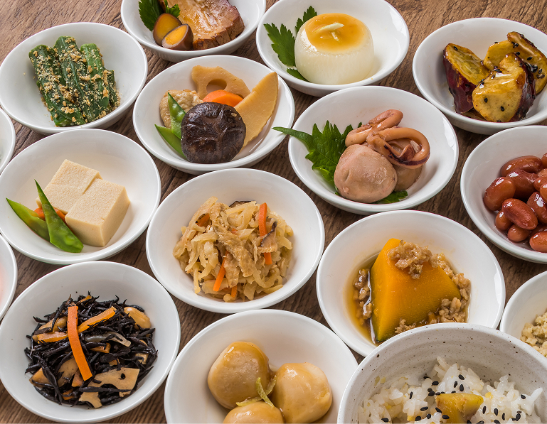 写真：バイキングの朝食１枚目